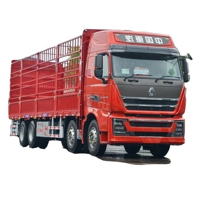 SINOTRUCK HOWO TH7 460HP 8X4 Heavy Truck with 9.5m Warehouse Grid and Multimedia System