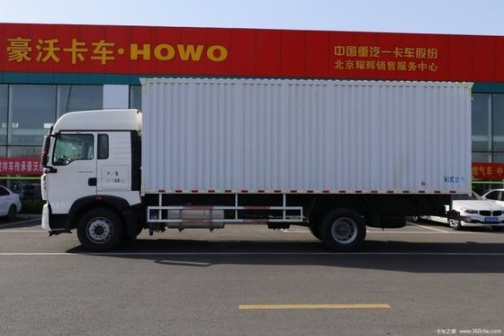 EURO 5 10 Forward Shift Number Sinotruk HOWO T5G 280hp 4X2 7.92m Van Truck Fence Truck