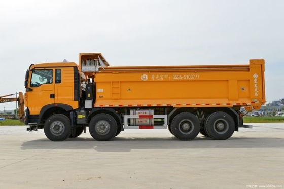 Automatic Air Conditioner 23 Sinotruk HOWO TX 440 HP 8X4 6.5m Dump Trucks for Used Trucks