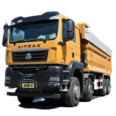 Boutique Second-hand Sinotruk SITRAK G7W 400hp 8X4 6.8m Dump Trucks with 6.2-8m Cargo Tank