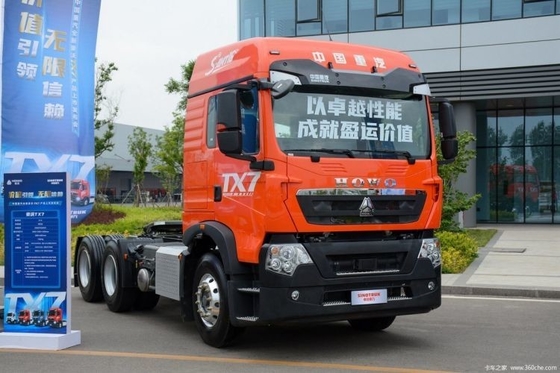 430 HP 6X4 Used Truck Head HOWO TX Heavy Truck Tractor with Large Fuel Tank Capacity