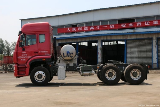 SinotruK HOWO CHG LNG Traction Truck with 336-430HP and Max Speed of 102km/h Suitable