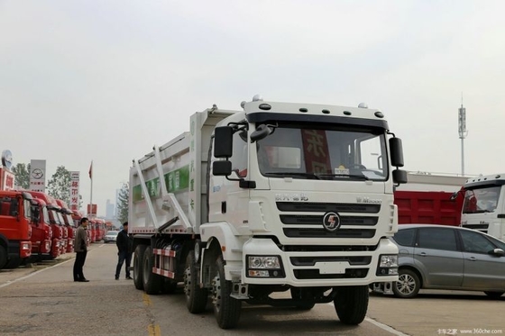 Professional Second-Hand Shacman Delong M3000 290 HP 8X4 7.6m Dump Truck with ESC