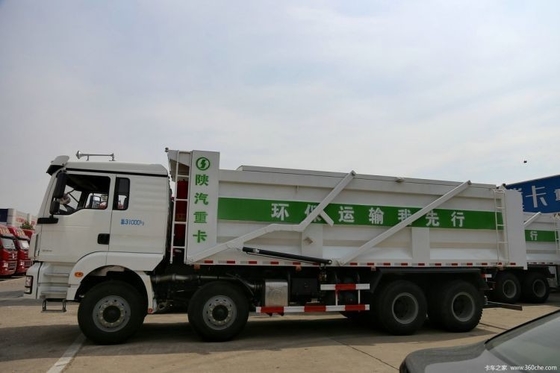 Professional Second-Hand Shacman Delong M3000 290 HP 8X4 7.6m Dump Truck with ESC