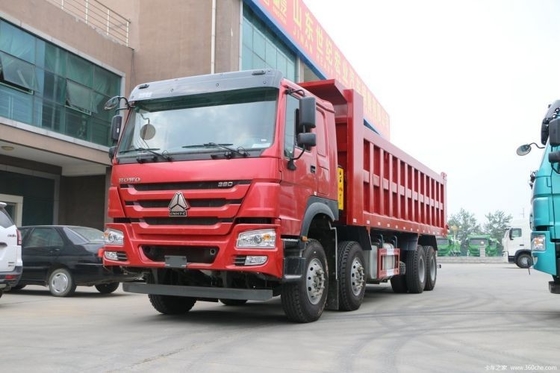 Used Boutique Cars Sinotruk HOWO Heavy Truck 380 HP 8X4 8.2m Dump Trucks